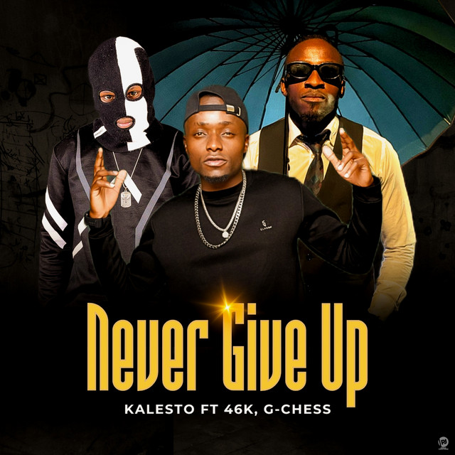 'NEVER GIVE UP' cover art