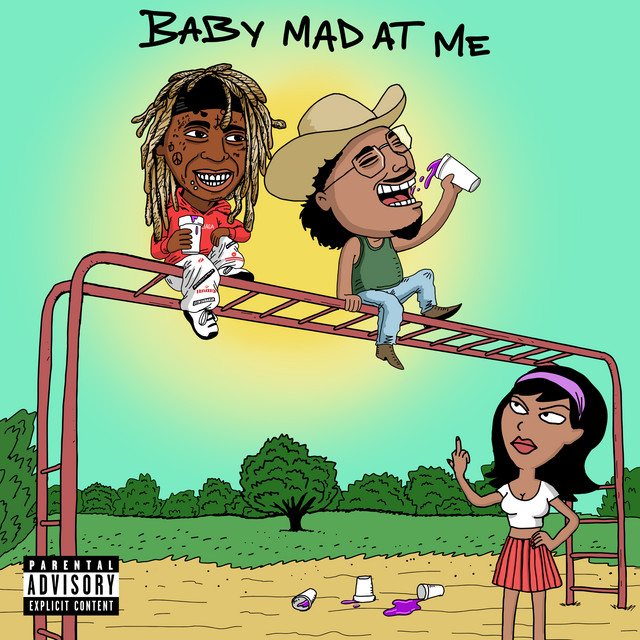 'Baby Mad At Me (feat. Lil Wayne)' cover art