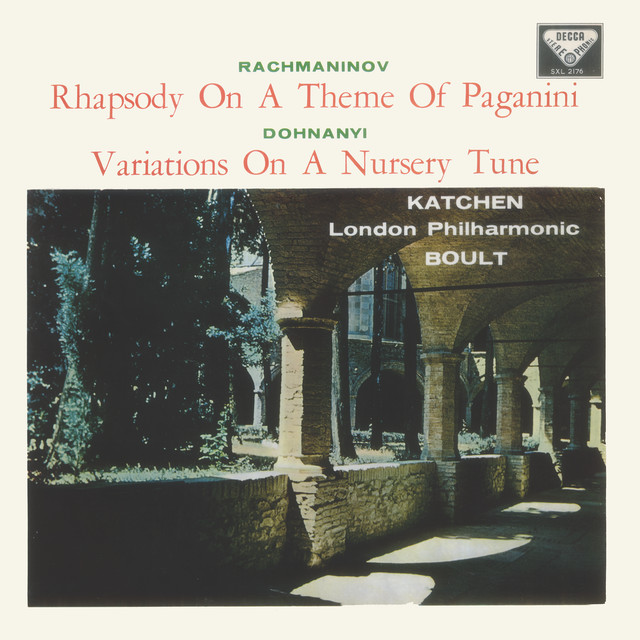 'Rachmaninov: Piano Concerto No. 2; Rhapsody on a Theme of Paganini / Dohnányi: Variations on a Nursery Song' cover art