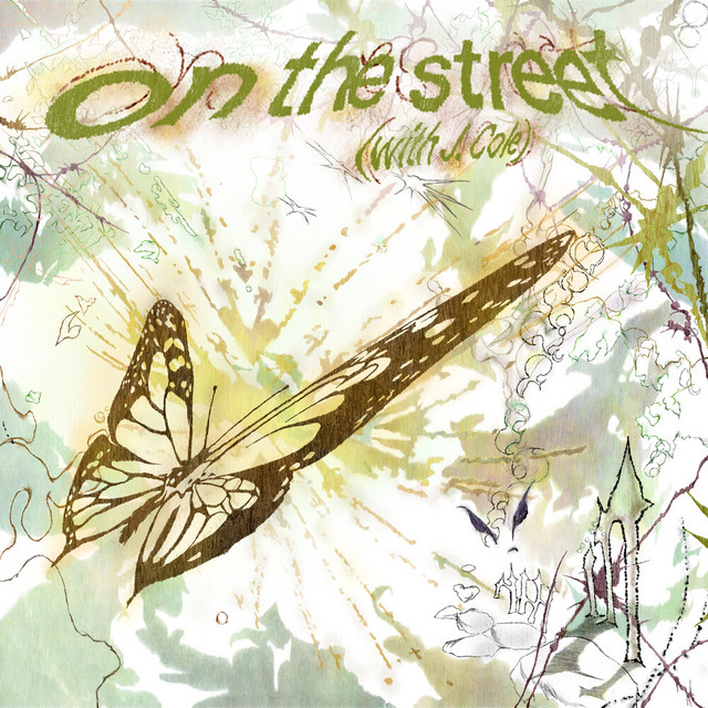 'on the street (with J. Cole)' cover art
