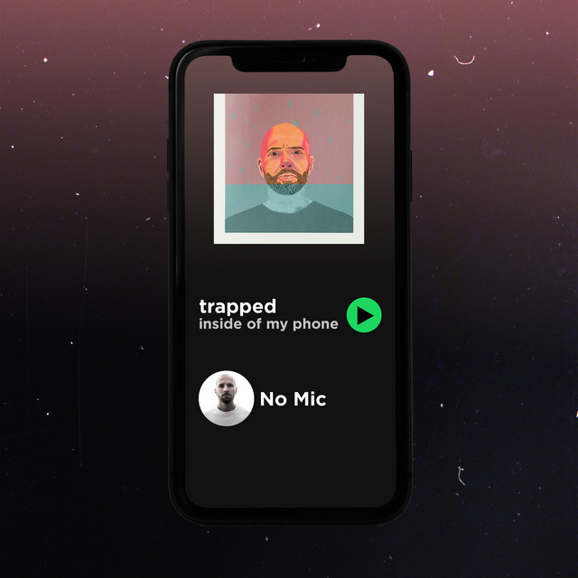 'trapped inside of my phone' cover art