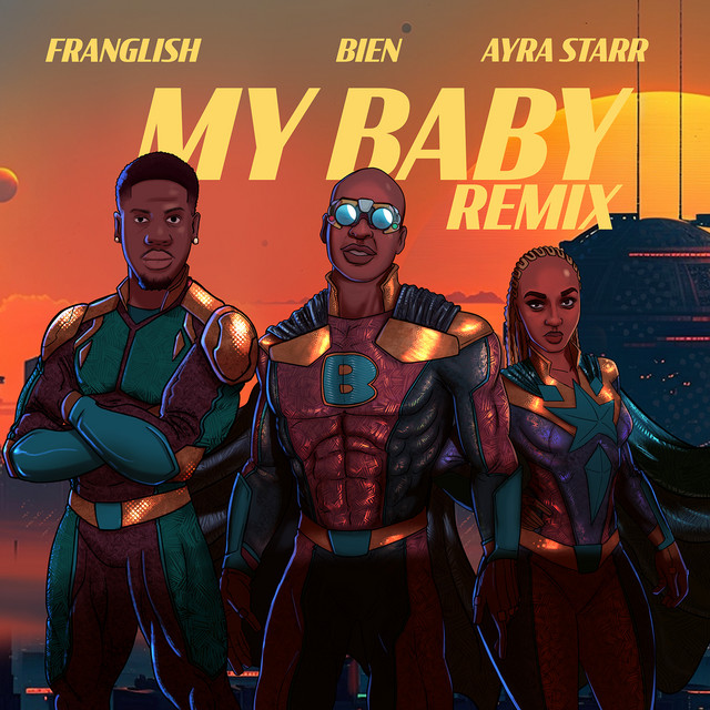 'My Baby (feat. Ayra Starr) [Remix]' cover art