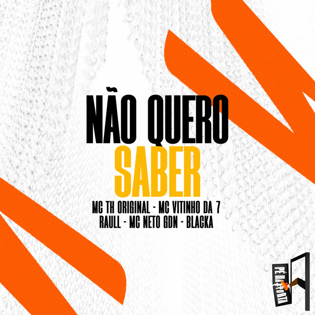 'Não Quero Saber' cover art