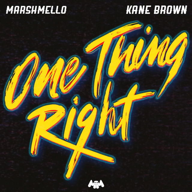 'One Thing Right' cover art