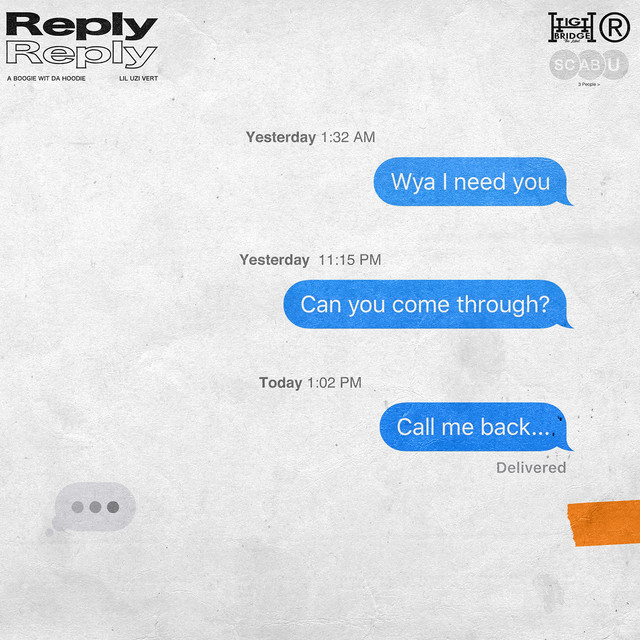 'Reply (feat. Lil Uzi Vert)' cover art