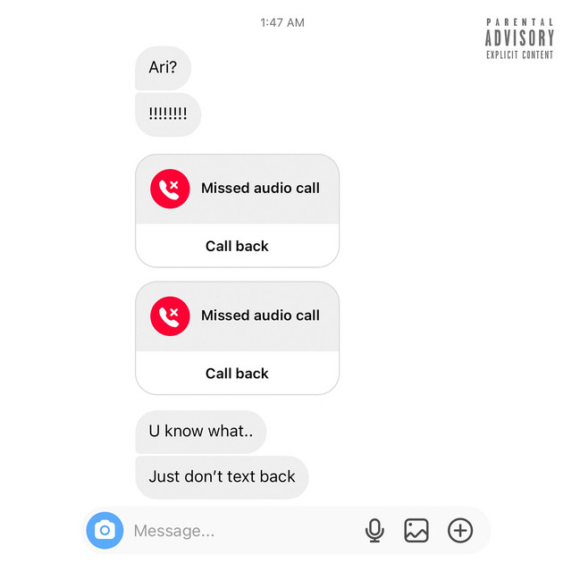 'Don't Text Back (DTB)' cover art