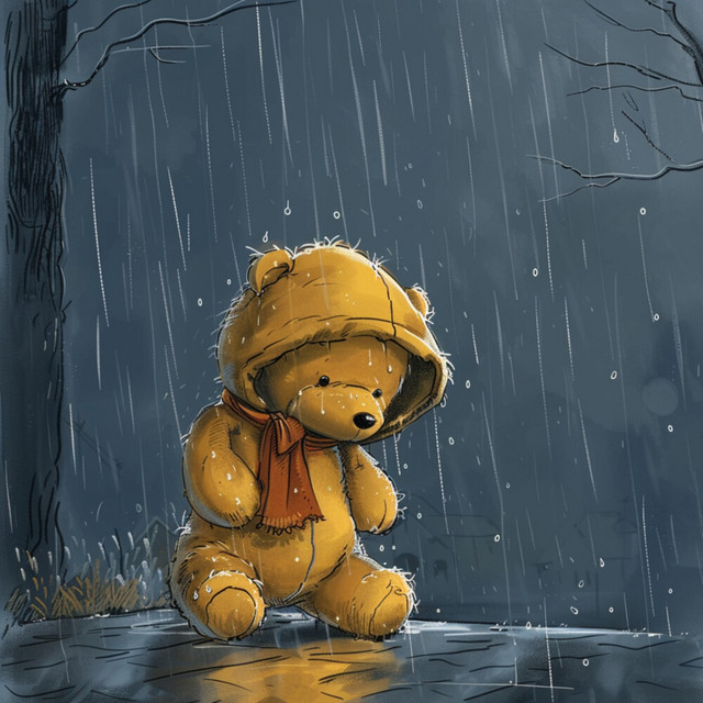'Rain always finds me when I'm alone' cover art