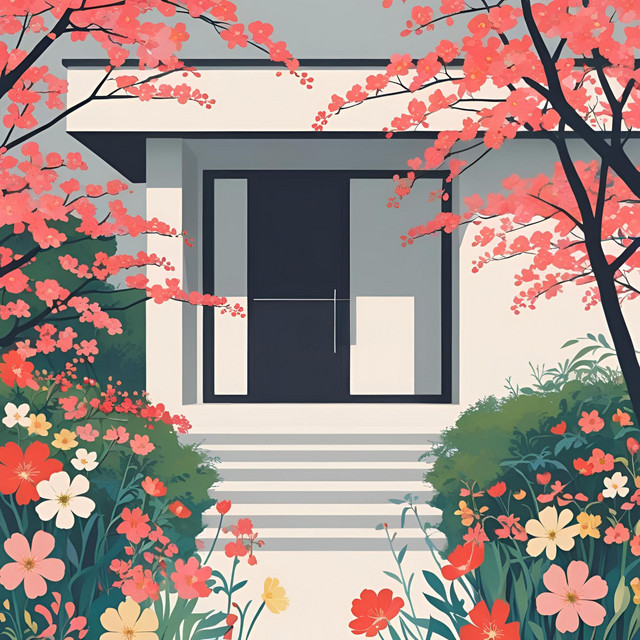 '玄関に咲く花' cover art