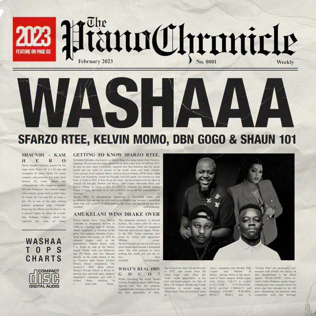 'Washaaa (feat. Shaun 101)' cover art