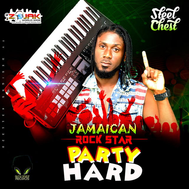 'Jamaican Rock Star (Party Hard) - Single' cover art