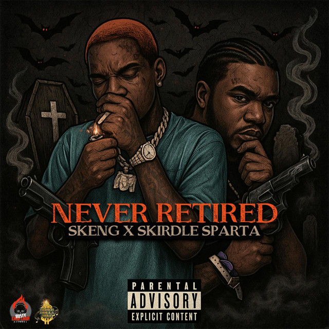 'Never Retired' cover art