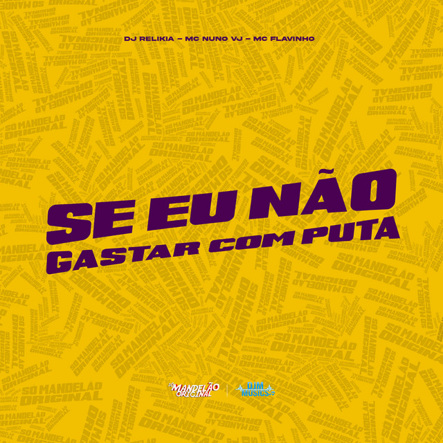 'Se Eu Não Gastar Com Puta' cover art
