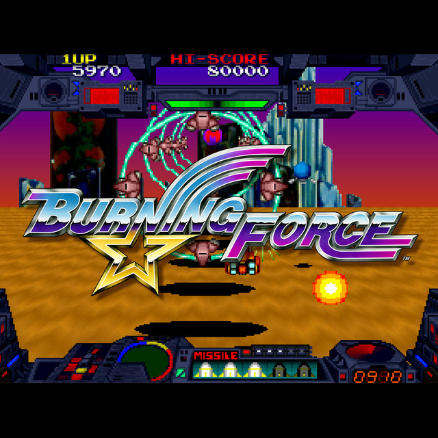'Burning Force Original Soundtrack' cover art