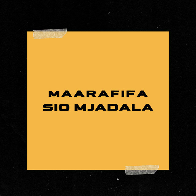 'Sio Mjadala' cover art