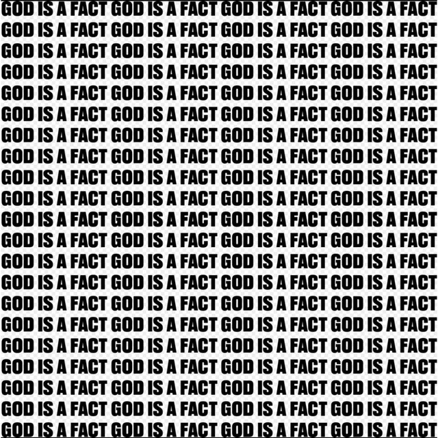 'GOD IS A FACT' cover art