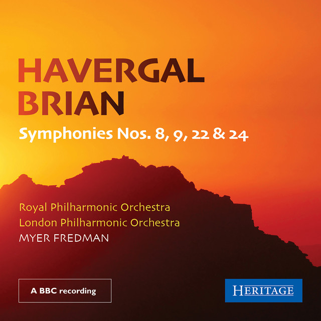 'Havergal Brian: Symphonies Nos. 8, 9, 22 & 24' cover art