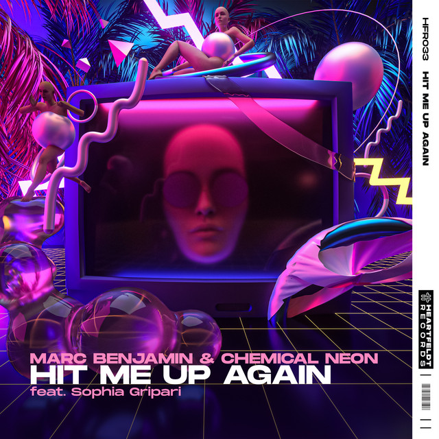 'Hit Me Up Again (feat. Sophia Gripari)' cover art