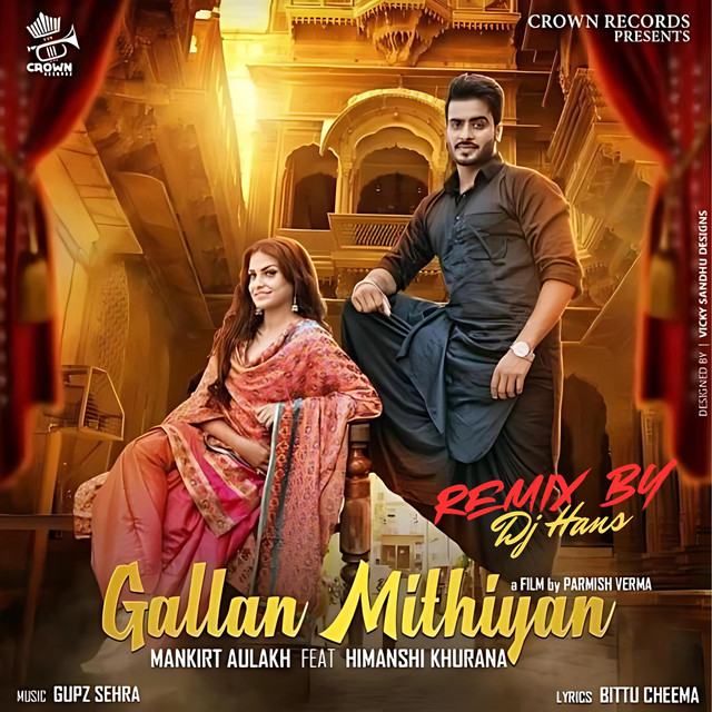 'Gallan Mithiyan Remix' cover art