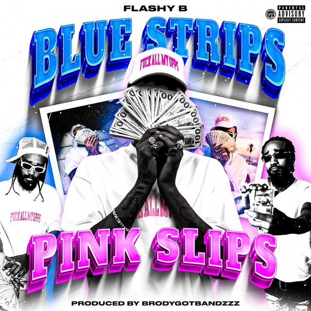 'Blue Strips & Pink Slips' cover art