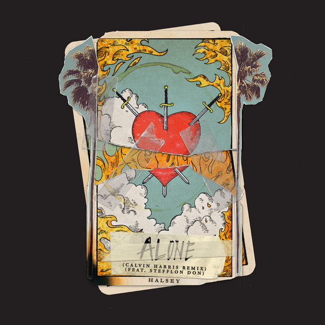 'Alone (Calvin Harris Remix) (Feat. Stefflon Don)' cover art