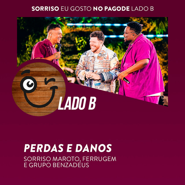 'Perdas e Danos (Ao Vivo)' cover art