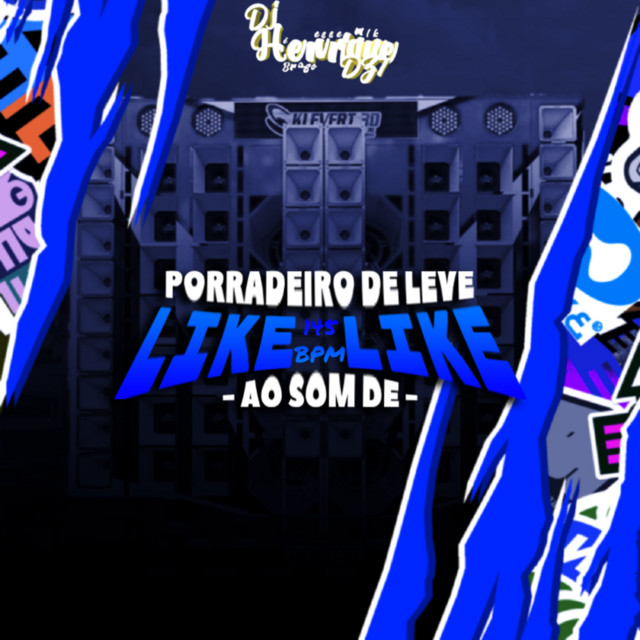 'PORRADEIRO DE LEVE AO SOM DE LIKE LIKE' cover art