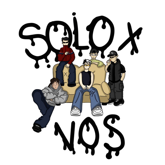 'Solo x vos Remix' cover art