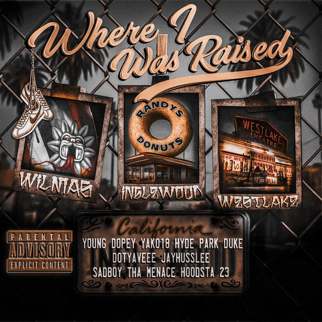'Where I Was Raised (feat. DotyAveee, JayHusslee & SadBoyThaMenace)' cover art