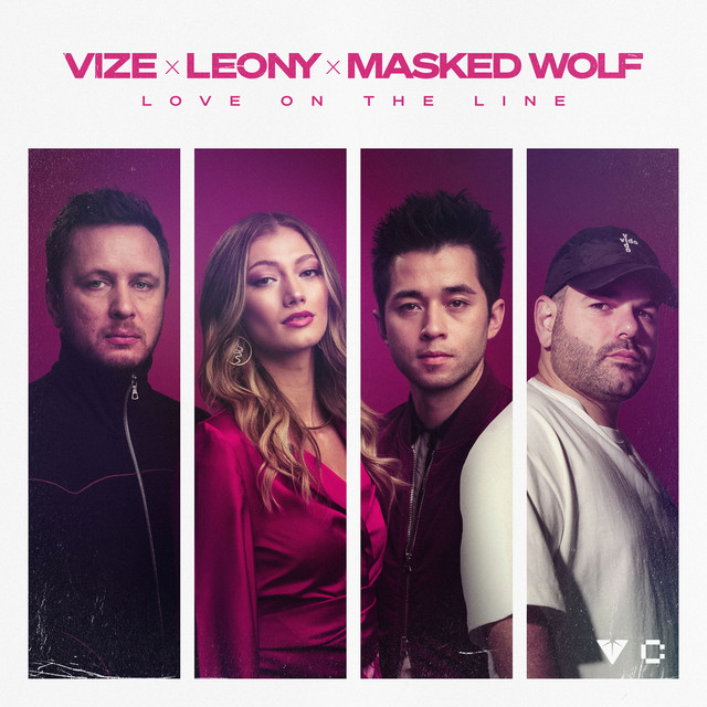 'Love On The Line (with Masked Wolf)' cover art