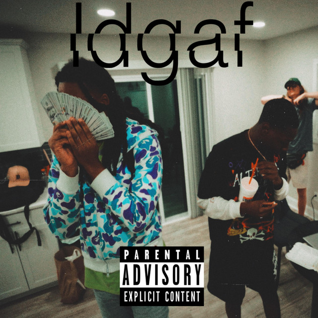 'IDGAF' cover art