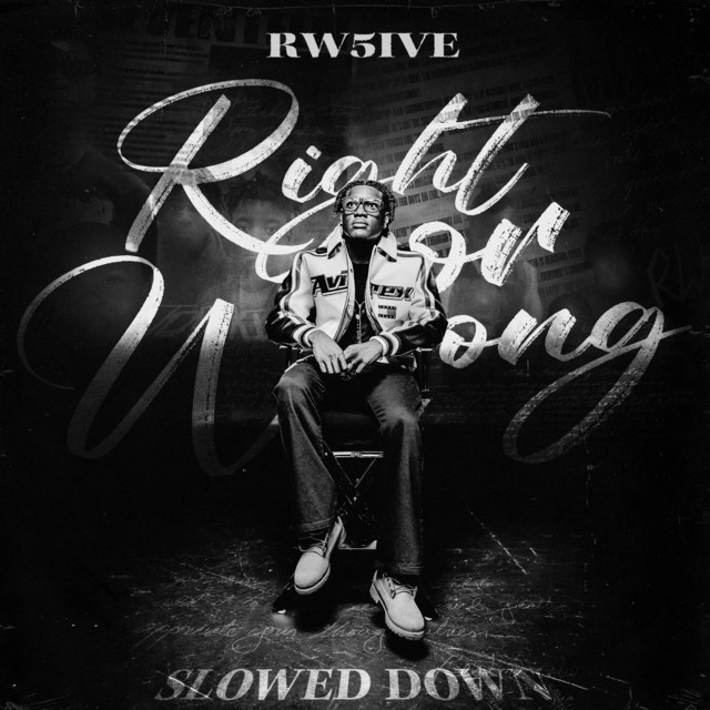 'Right or Wrong (slowed down)' cover art
