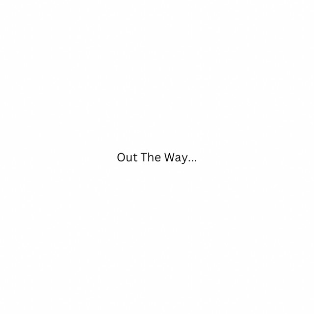 'Out The Way' cover art