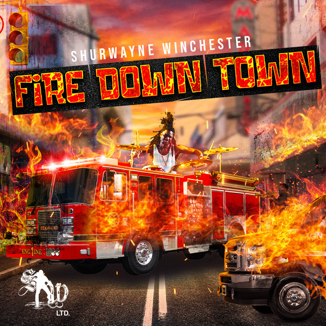 'Fire Down Town' cover art