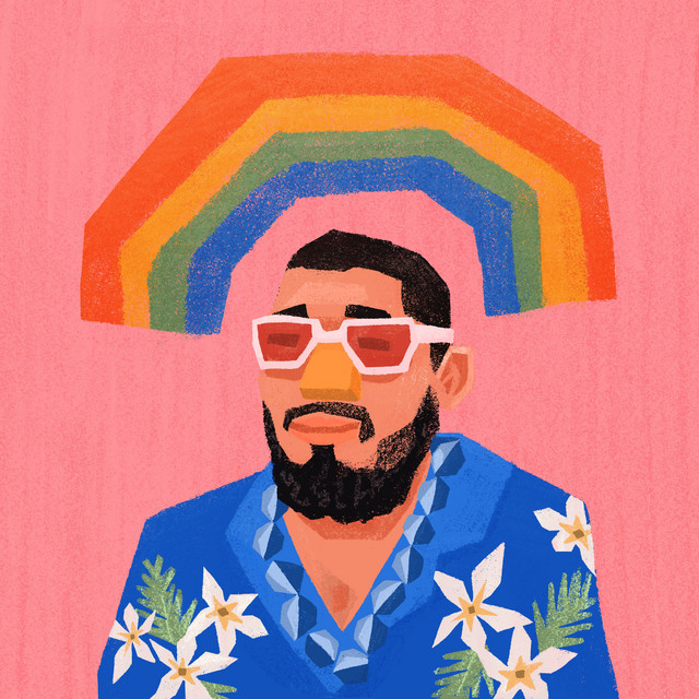 'Birthday in Rainbow' cover art