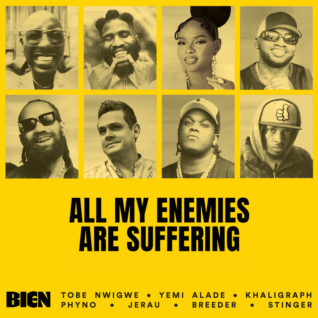 'All My Enemies Are Suffering (Remix)' cover art