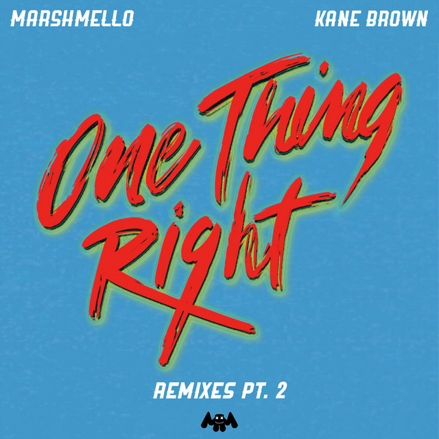 'One Thing Right (Remixes, Pt. 2)' cover art