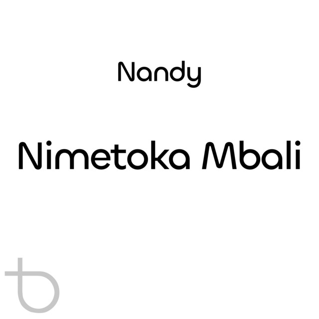 'Nimetoka Mbali' cover art