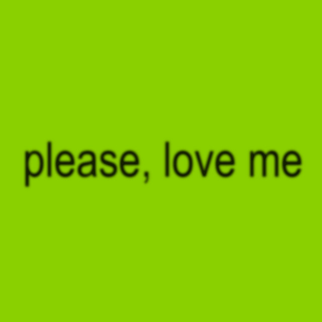 'please, love me' cover art