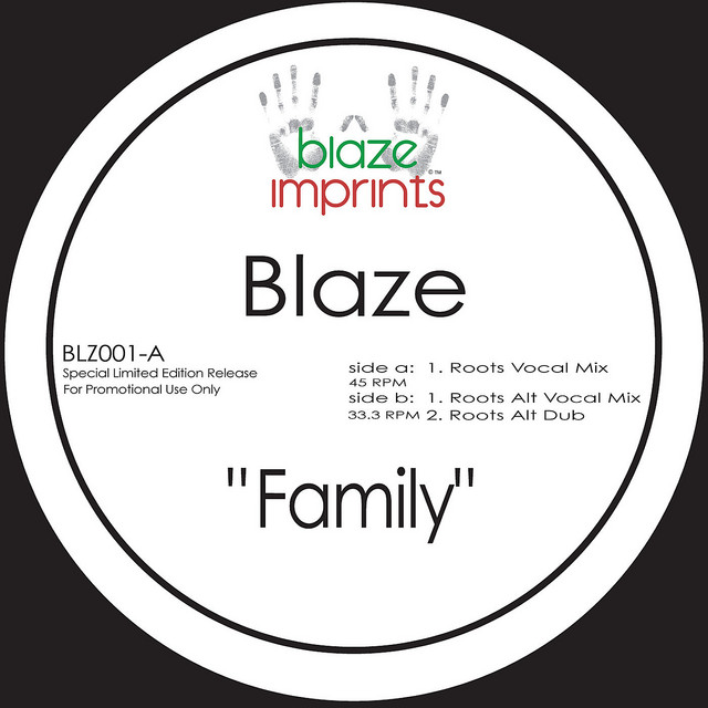 'Family (The Blaze Mixes)' cover art