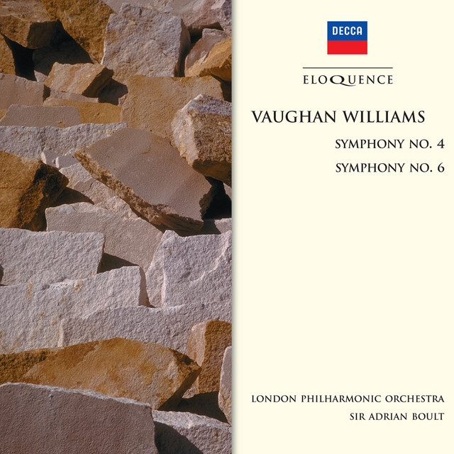 'Vaughan Williams: Symphony No.4; Symphony No.6' cover art