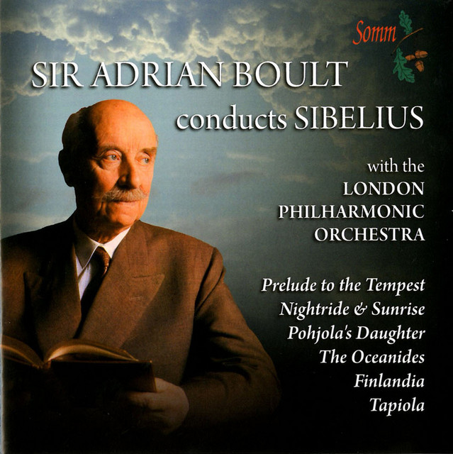 'Sir Adrian Boult Conducts Sibelius (1956)' cover art