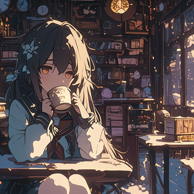 'Cafe moca biyori' cover art