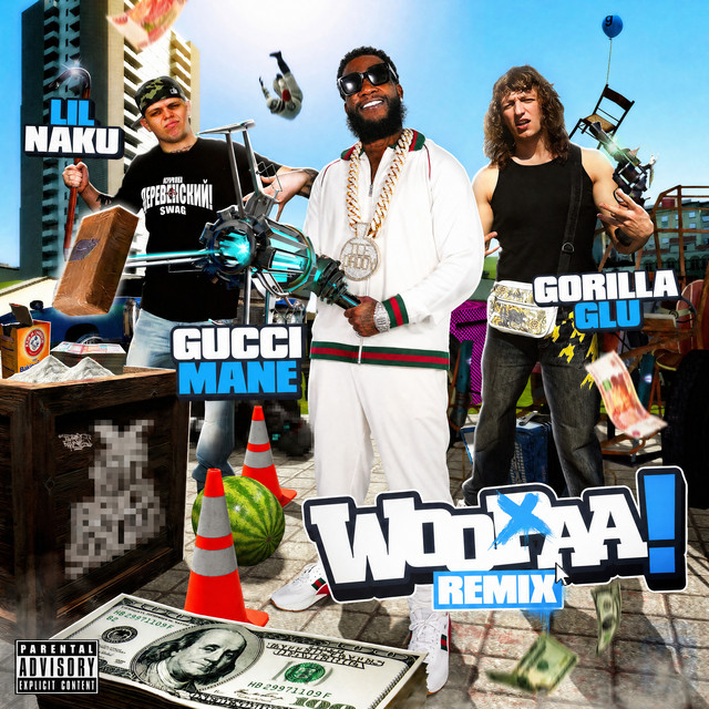 'WOOPAAA REMIX (ft. Gucci Mane)' cover art