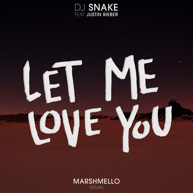 'Let Me Love You (Marshmello Remix)' cover art
