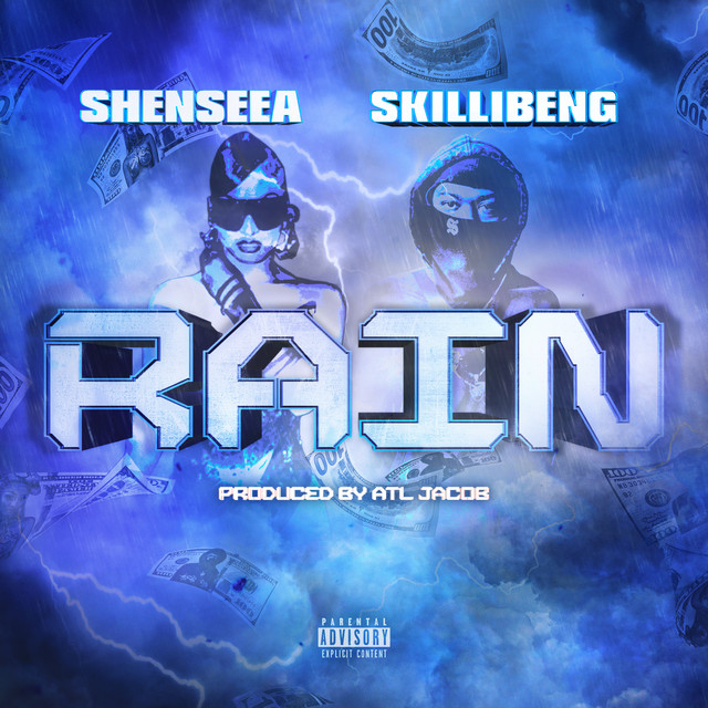 'Rain (with Skillibeng)' cover art