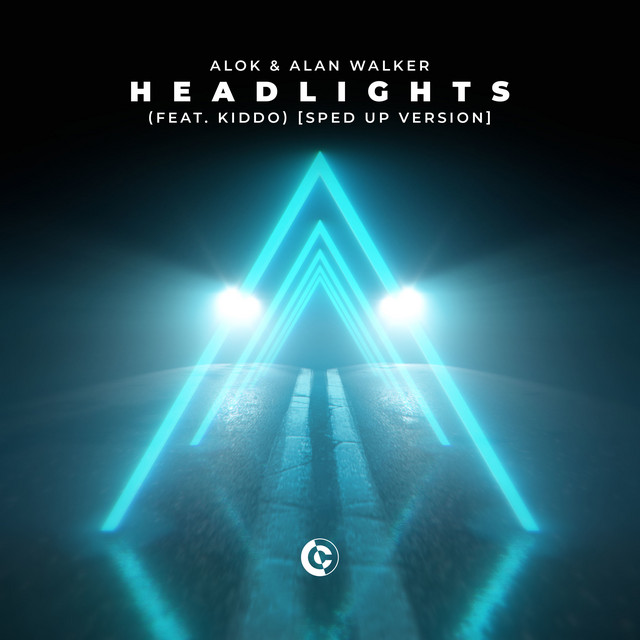 'Headlights (feat. KIDDO) [Sped Up Version]' cover art
