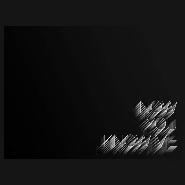 'Now You Know Me' cover art