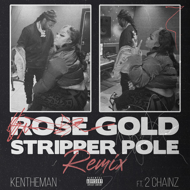 'Rose Gold Stripper Pole (feat. 2 Chainz)' cover art