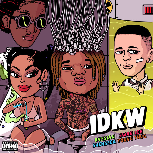 'IDKW (with Shenseea & Swae Lee feat. Young Thug)' cover art