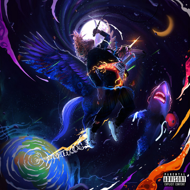 'Pegasus: Neon Shark vs Pegasus Presented By Travis Barker (Deluxe)' cover art
